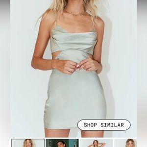 Princess Polly Jemina Mini Dress in Sage!